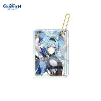 Брелок акриловый Characters Acrylic Block Strap Eula[ПОДАРКИ]